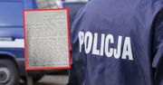 Ujęli oszusta na gorącym uczynku. Po akcji policjanci dostali list