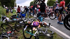 Szokująca kraksa na Tour de France. Organizatorzy idą z kibicem do sądu
