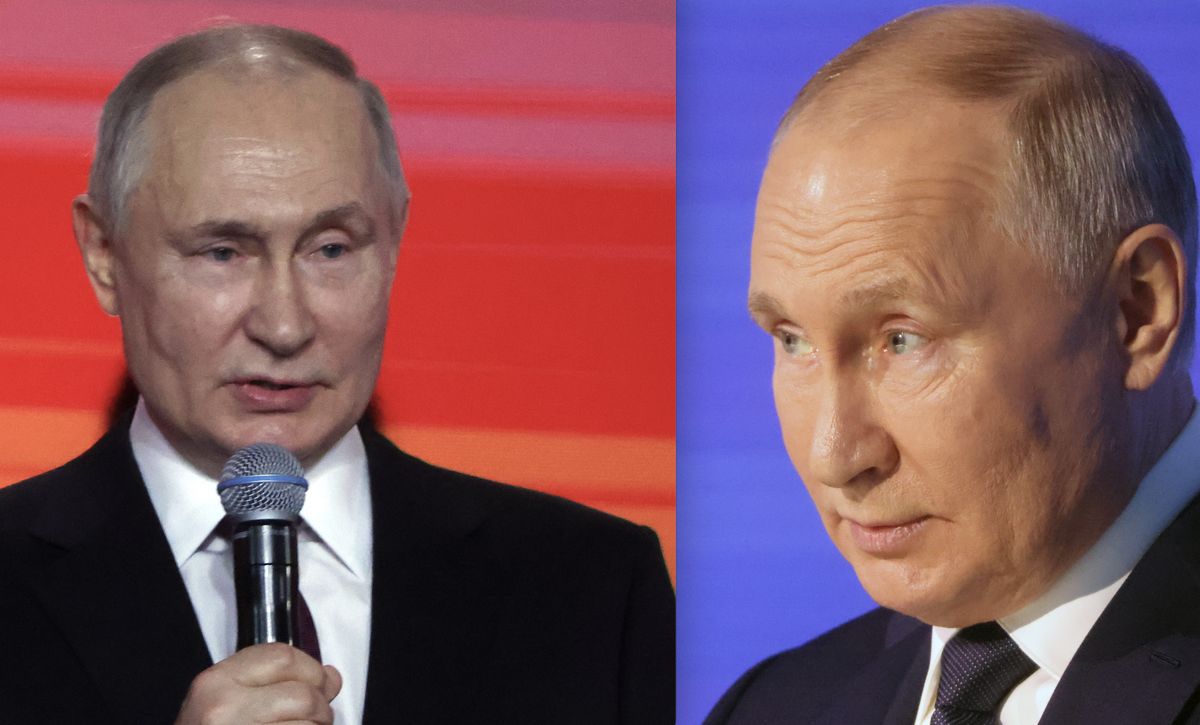 Prezydent Rosji Władimir Putin podczas dwóch oficjalnych wydarzeń w listopadzie i w grudniu