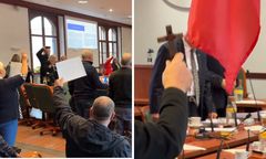 Legnica: protest przeciwko zdjęciu krzyża w ratuszu