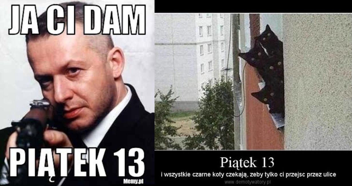 "Czarne koty już wiedzą, co robić". Dziś piątek trzynastego! [MEMY]