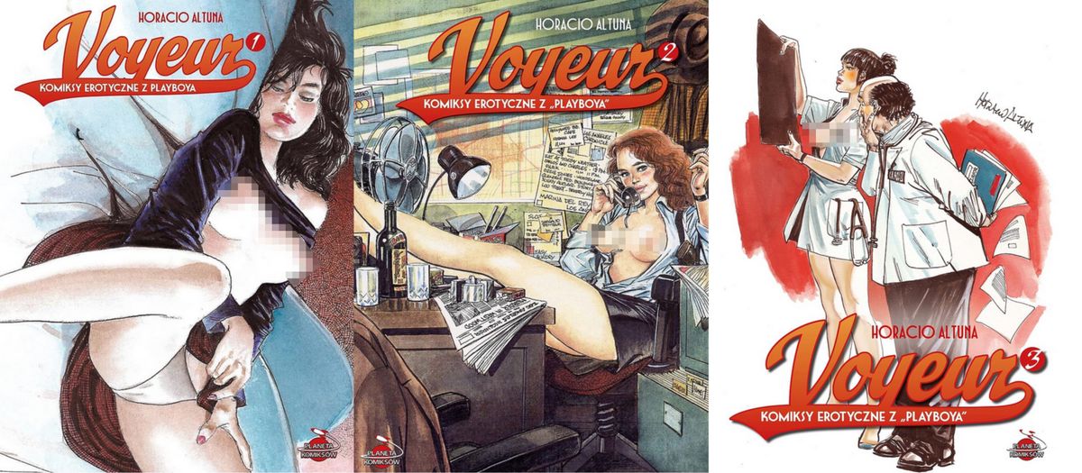 "Voyeur. Komiksy erotyczne z Playboya", t. 1-3
