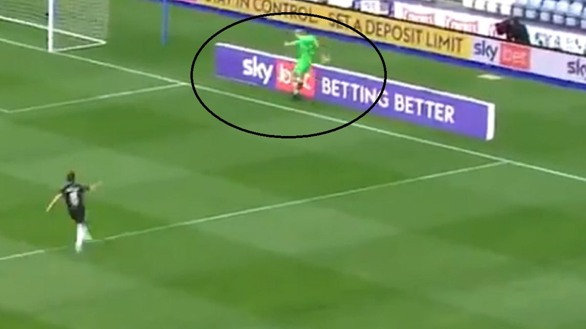 Twitter / Na zdjęciu: błąd bramkarza