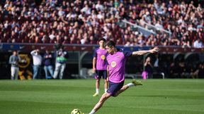 Pierwszy trening na nowym Camp Nou. Tak przywitali Lewandowskiego