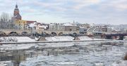 Gorzów: Warta pokryta śryżem wygląda jak z pocztówki. Ale bywa niebezpiecznie