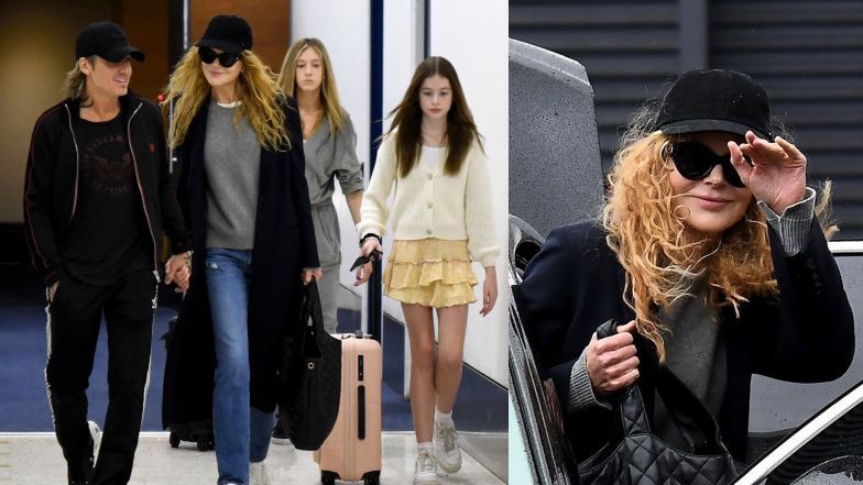 Nicole Kidman i Keith Urban z córkami: Sunday Rose Kidman-Urban oraz Faith Margaret Kidman-Urban