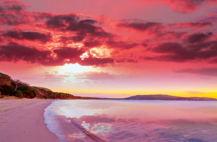 Influencerka ukarana za wejście na różową plażę na Sardynii 
