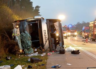 Wypadek polskiego autokaru w Niemczech. Są ranni