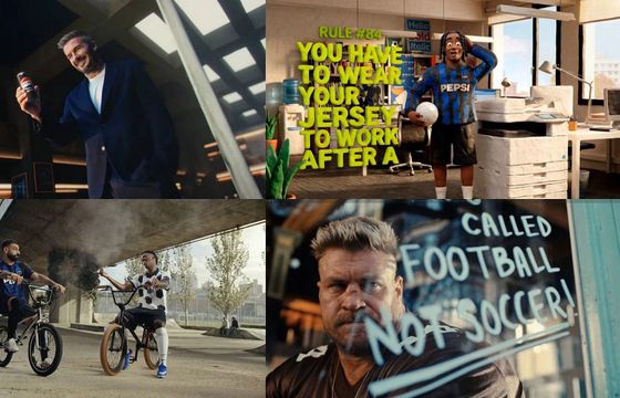 Pepsi uruchamia "Pepsi football nation". W kampanii Beckham i Salah