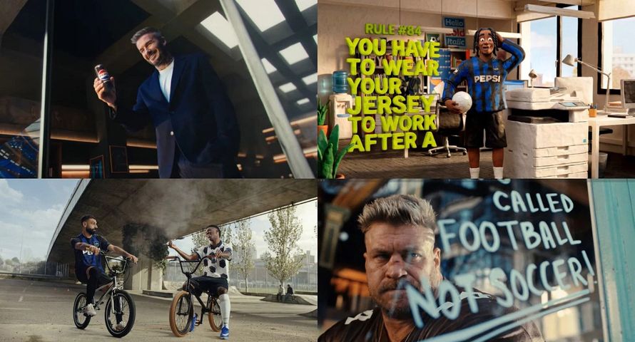 Pepsi uruchamia "Pepsi football nation". W kampanii Beckham i Salah