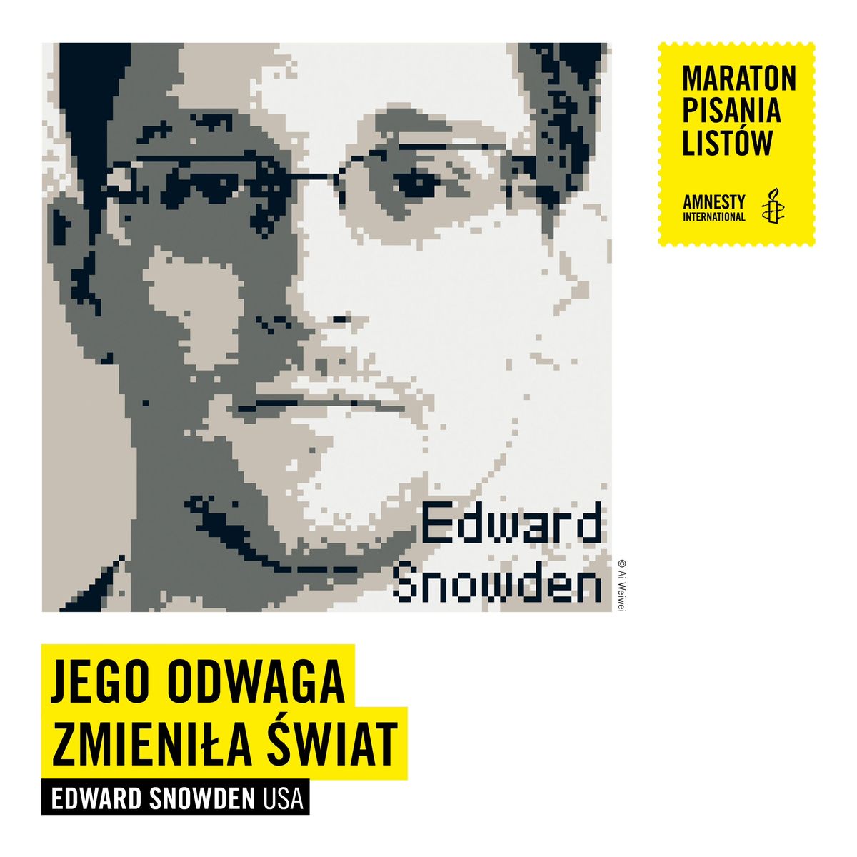 Maraton pisania listów Amnesty International: USA Edward Snowden