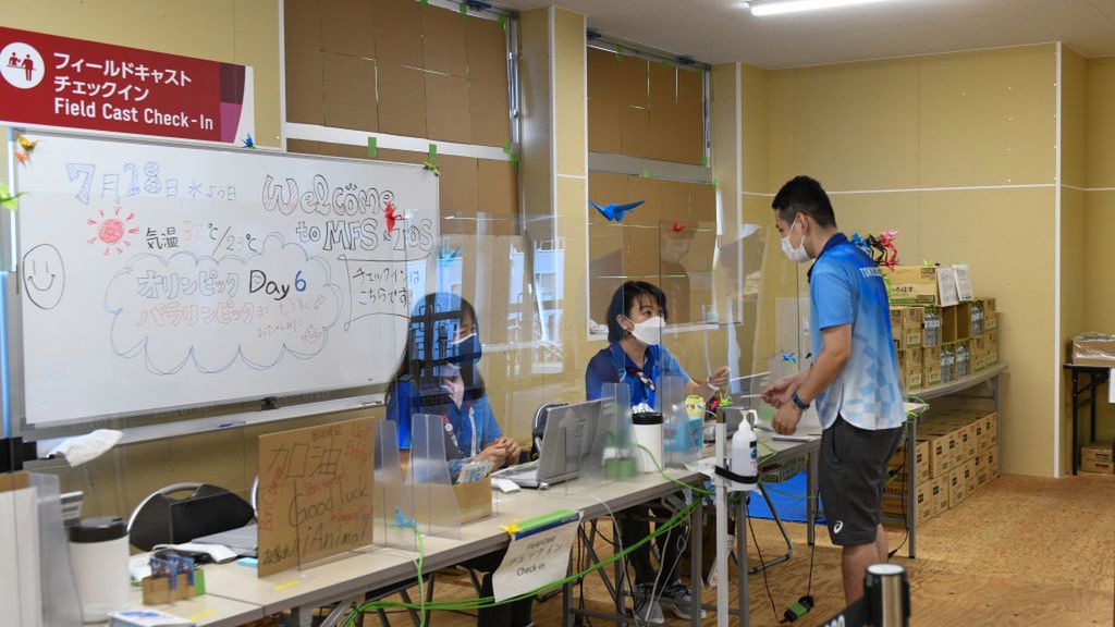 Getty Images / Na zdjęciu: miejsce kontroli na igrzyskach w Tokio
