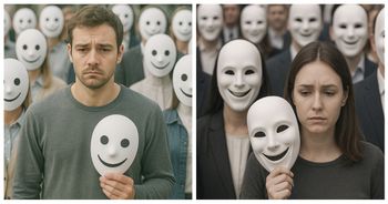Codzienna maska, życie na pokaz. Jaką cenę płacimy za tłumienie emocji?