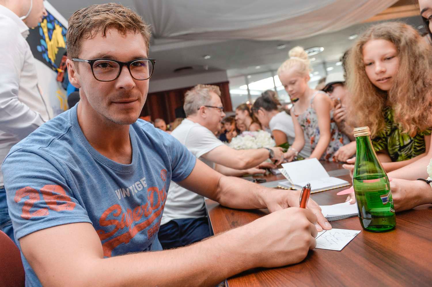 Mikołaj Roznerski  podczas Festiwalu Gwiazd 2018