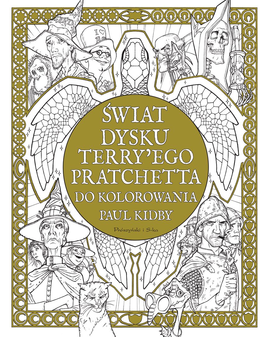 Świat Dysku Terry`ego Pratchetta do kolorowania książka