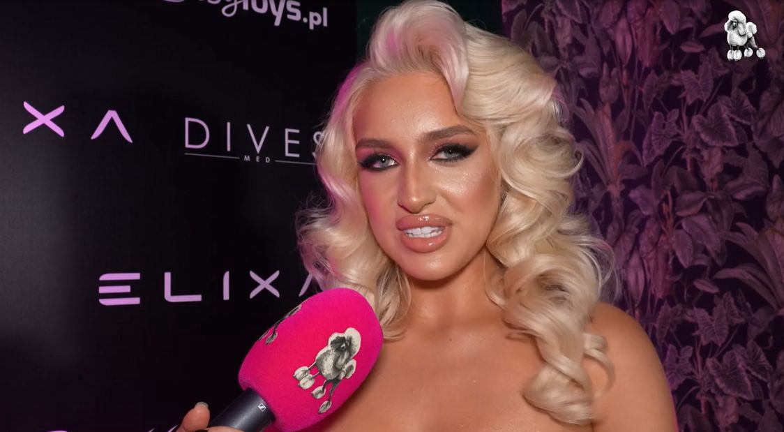Caroline Derpieński na Pudelek Pink Party