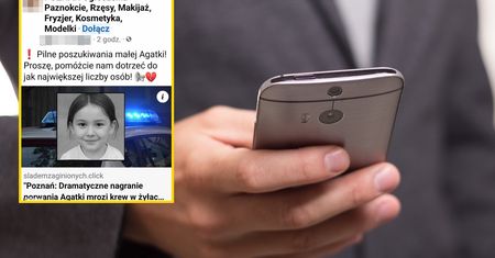 "Porwanie małej Agatki". Dramatyczny post to oszustwo. Policja ostrzega