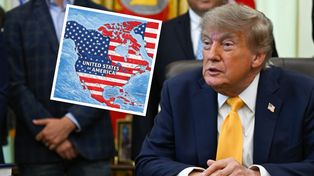 USA jako Ameryka Północna. Trump zaprezentował kolejną mapę