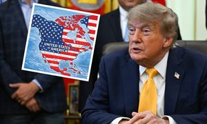 USA jako Ameryka Północna. Trump zaszokował kolejną mapą