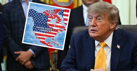 USA jako Ameryka Północna. Trump zaszokował kolejną mapą