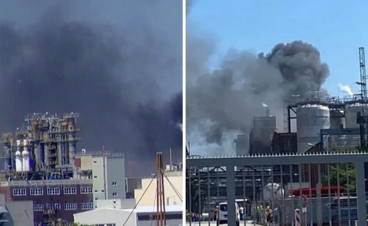 Explosion in Germany. Fire in the largest chemical plant