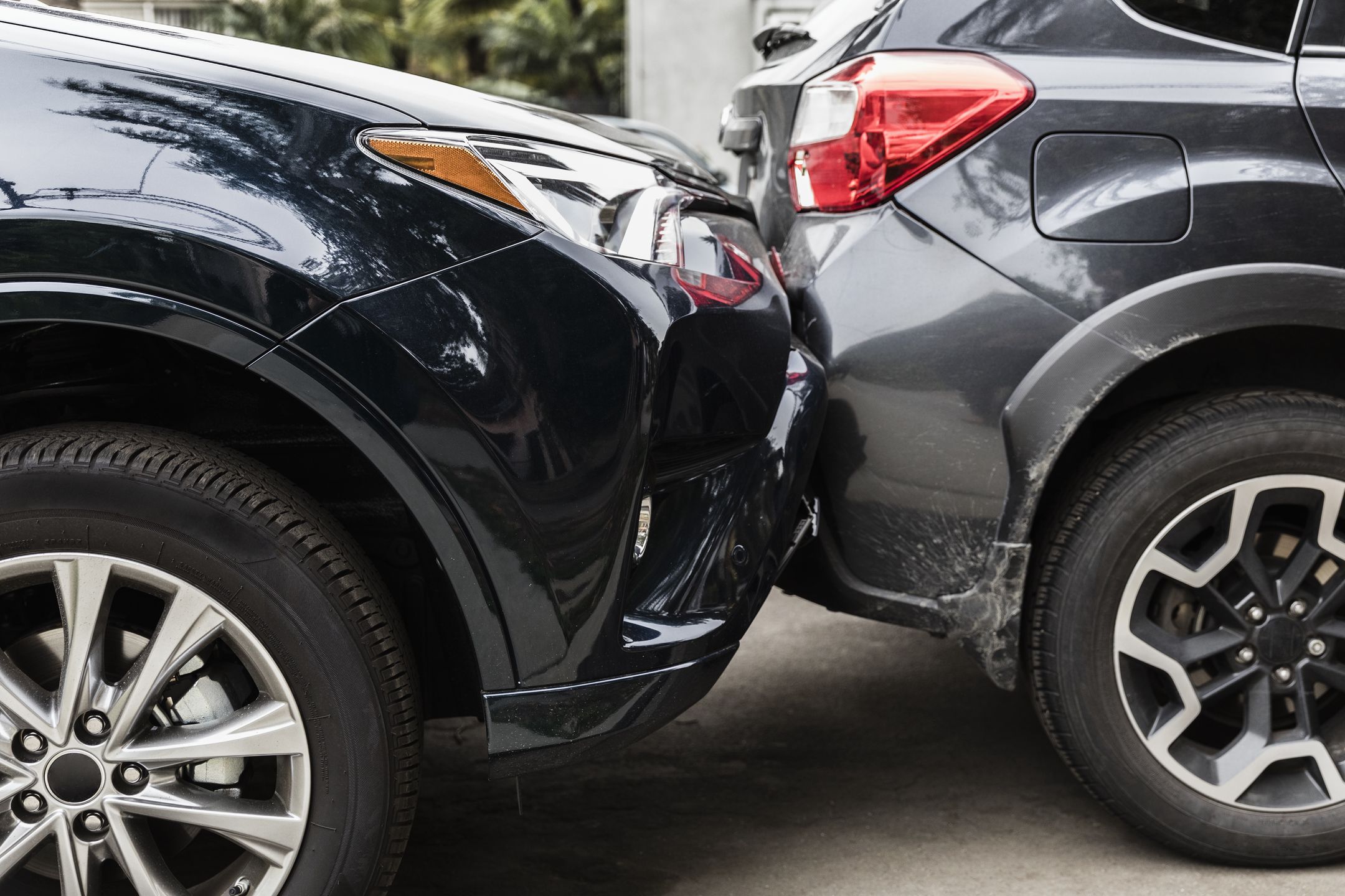 Damaged bumpers from car accidentPeter Starkdamage, difficulty, fender, fender bender, los angeles, nobody