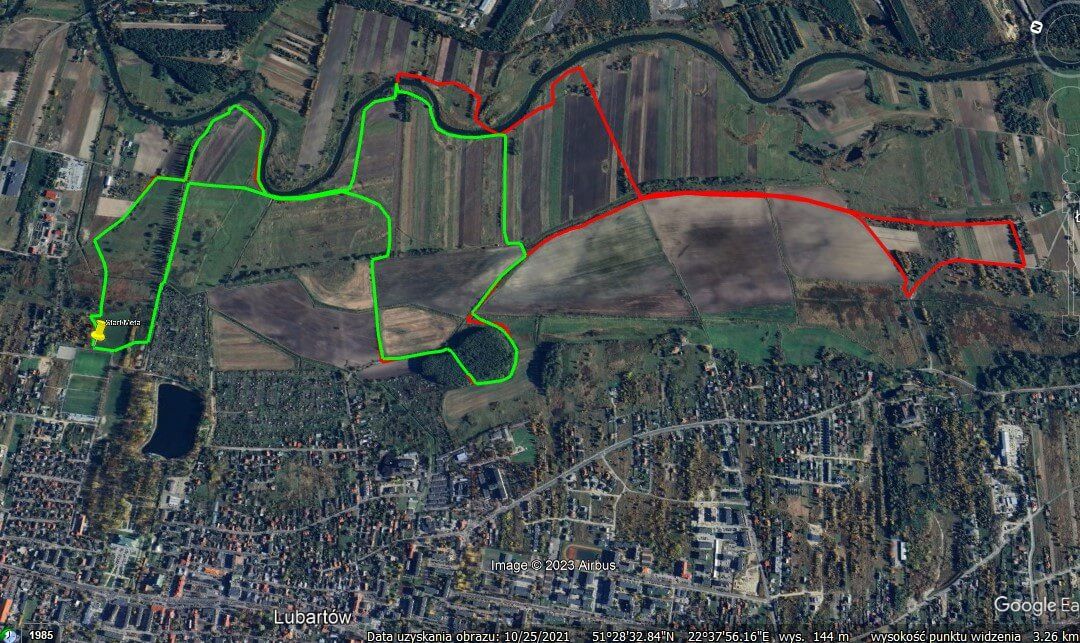Trasa Run Wieprz River