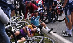 Wielka kraksa podczas Tour de France. Powodem zachowanie fanki