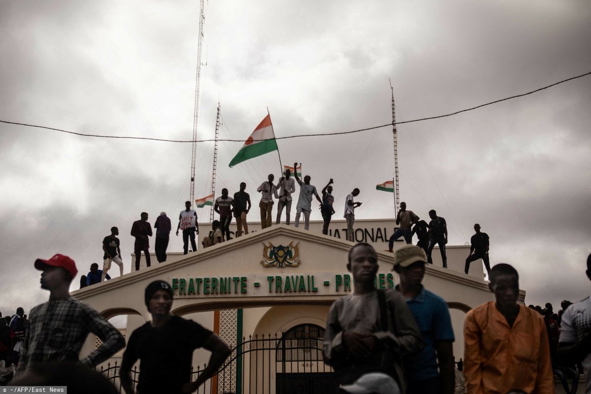 Wojskowy przewrót w Nigrze (Photo by AFP)
-