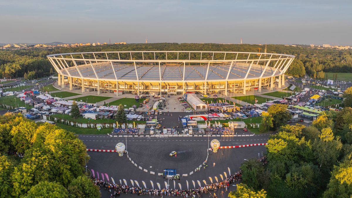 Materiały prasowe / Na zdjęciu: Stadion Śląski w trakcie Rajdu Śląska