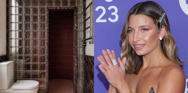 Julia Wieniawa zachwyca się projektem KOLEJNEJ łazienki w jej leśnej chatce. Znów wylansuje modę na luksfery? (FOTO)