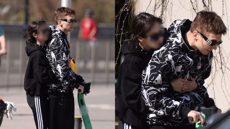 Mata i jego partnerka w obiektywie paparazzi