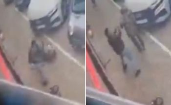 Zaskoczył ofiarę od tyłu. Drastyczne nagranie z ataku w Warszawie
