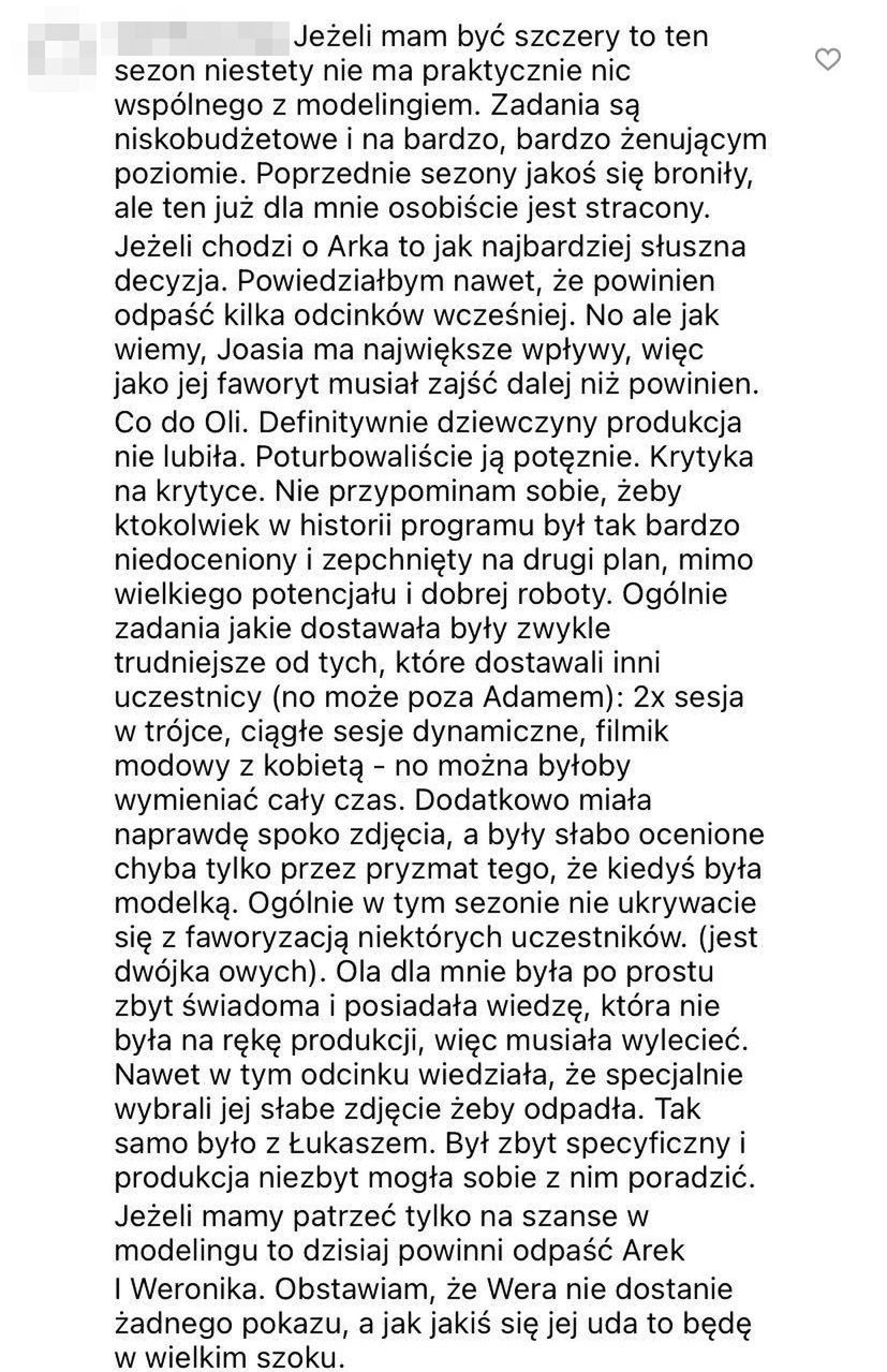 Fani "Top Model" dzielą się wrażeniami po środowym odcinku 