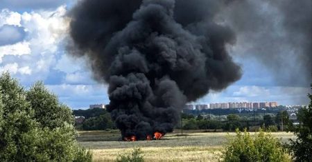 Katastrofa lotnicza pod Moskwą. Media: rozbił się myśliwiec Su-57