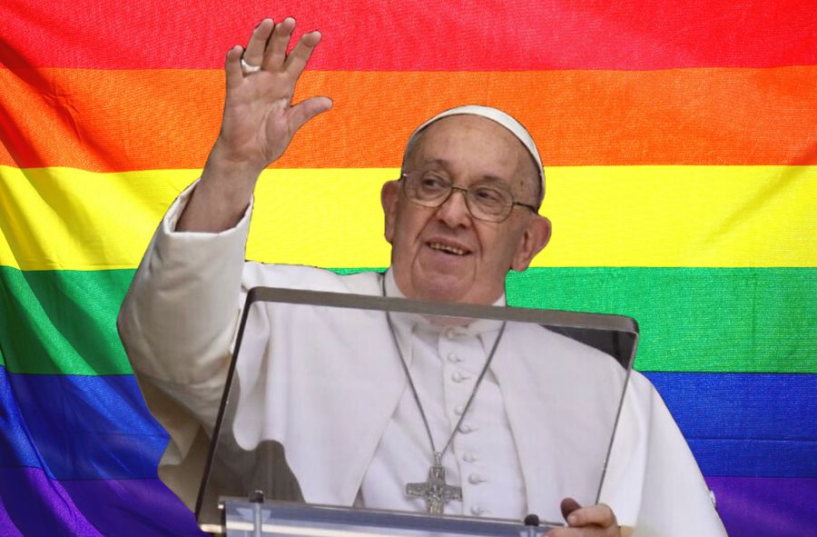 Papież Franciszek murem za LGBT+. Znów staje po stronie homoseksualistów