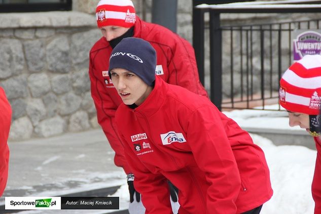 Dla Maksyma Drabika trenowanie z kadrą w Zakopanem to nowe doświadczenie