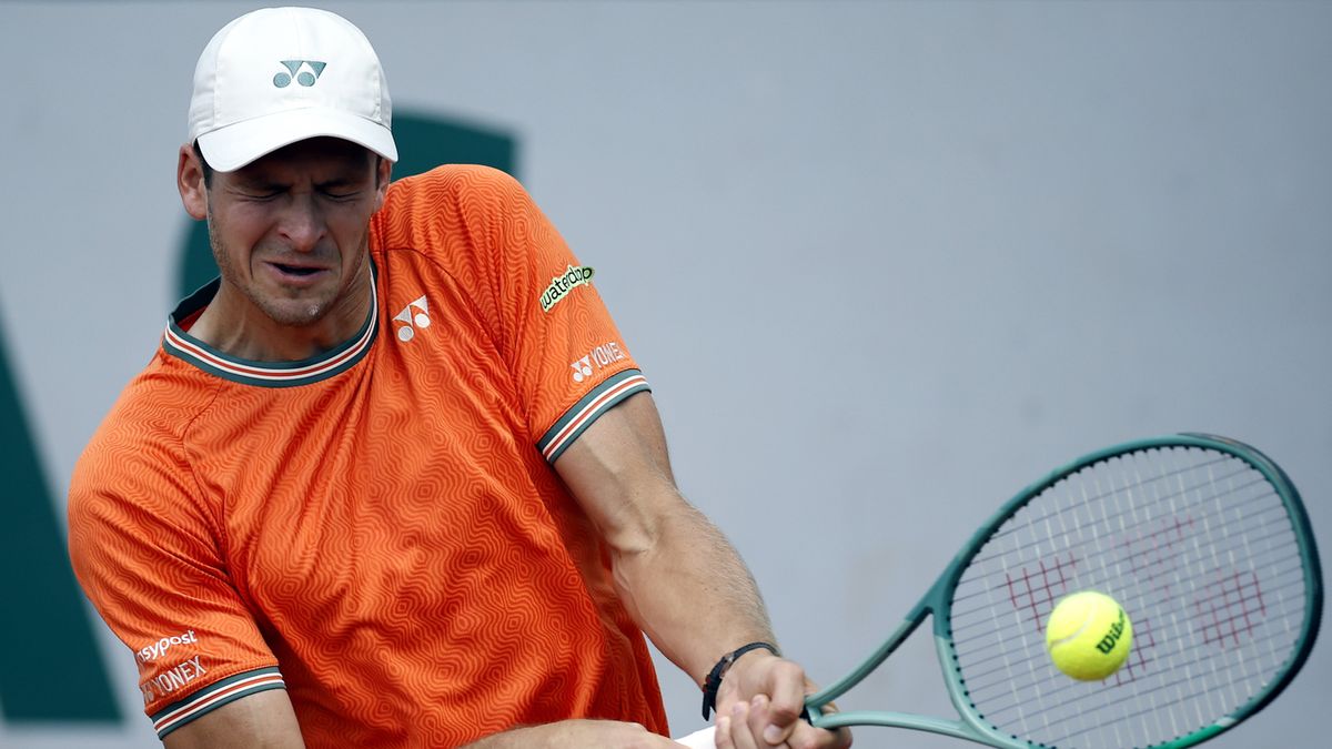 PAP/EPA / Yoan Valat / Na zdjęciu: Hubert Hurkacz