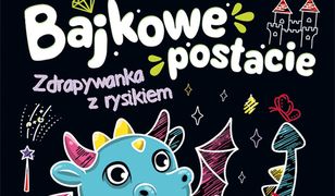 Bajkowe postacie. Zdrapywanka z rysikiem