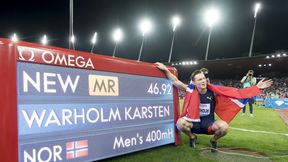 Rekord świata tuż, tuż. Norweg Karsten Warholm znowu zadziwił