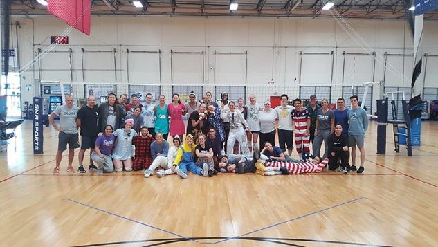 Kadra USA podczas pyjamas day / fot. Marcin Widera