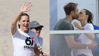 Ukochany Jennifer Garner dopinguje ją podczas biegu charytatywnego. Paparazzi przyłapali ich na POCAŁUNKU