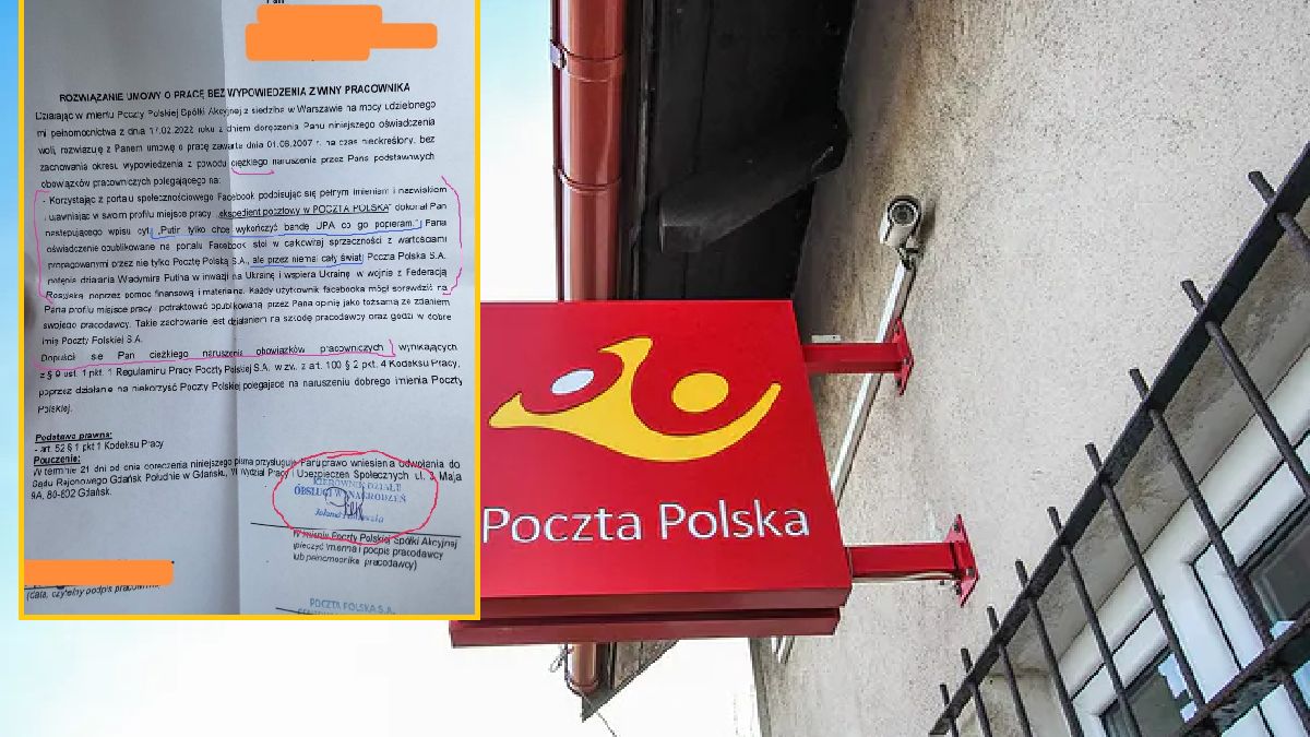 Poczta zwolniła pracownika, który poparł Putina 