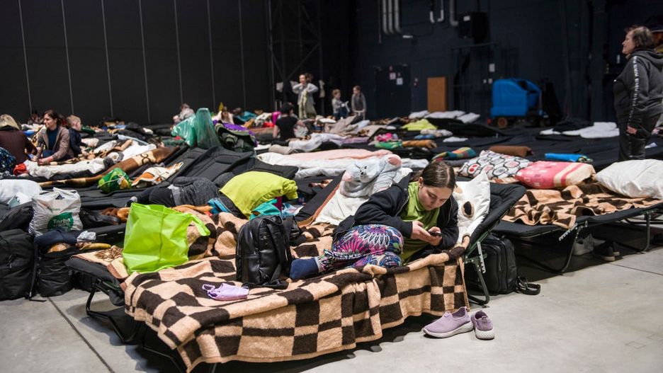 Hale Expo w Nadarzynie zostały przystosowane do tego, aby przyjąć uchodźców