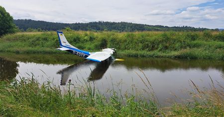 Dolny Śląsk. Służby w akcji. Wypadek awionetki