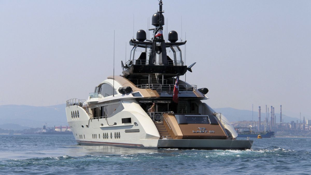 Jacht należący do Aleksieja Mordaszowa, najbogatszego Rosjanina 