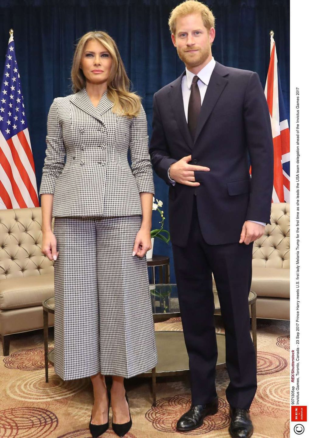 Książę Harry i Melania Trump spotkali się w Kanadzie na Invictus Games