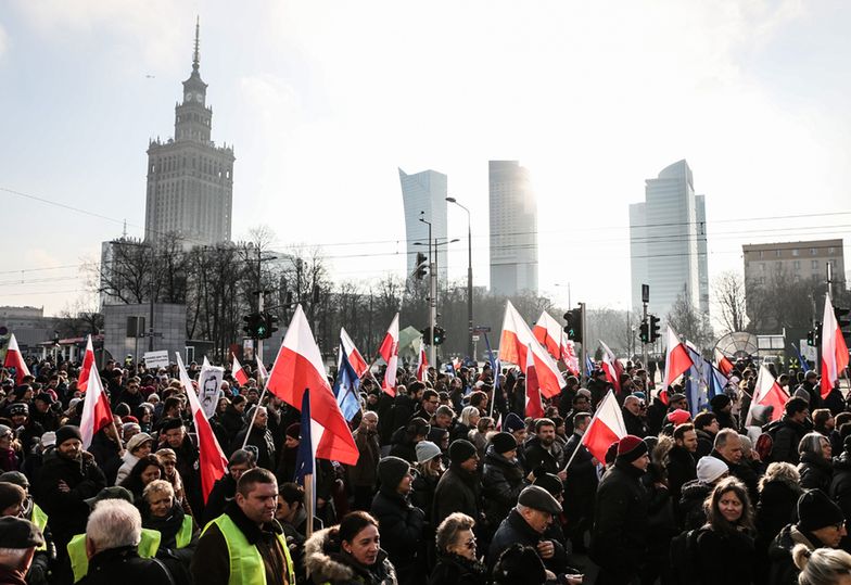 Marsz KOD-u w Warszawie