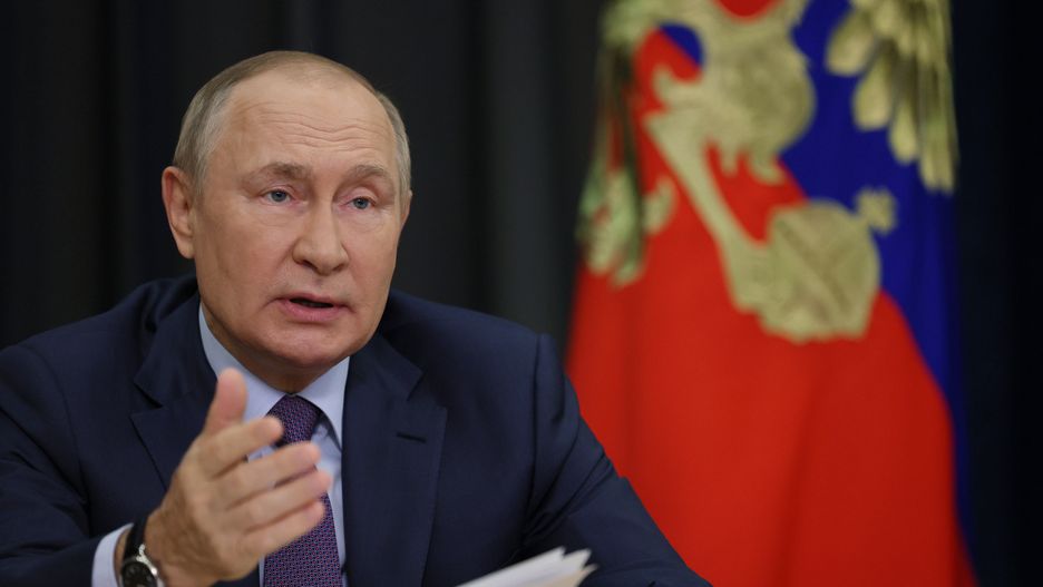 Russian President Vladimir Putin chairs a meeting on agriculture issues via teleconference call, in Sochi, Russia, 27 September 2022. EPA/GAVRIIL GRIGOROV / SPUTNIK / KREMLIN POOL MANDATORY CREDIT Dostawca: PAP/EPA.