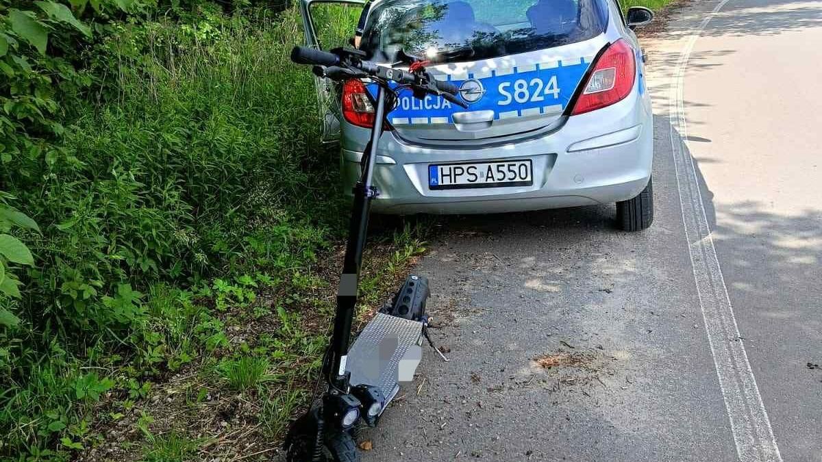 Hulajnoga zatrzymanego